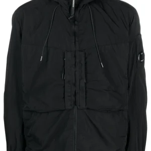 C.P. COMPANY - Blousonà capuche Black Chrome-R