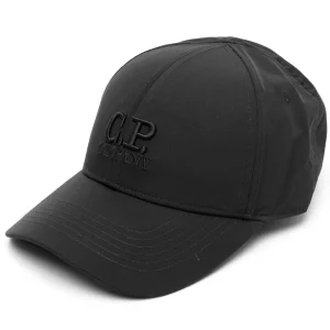 C.P. COMPANY - casquette à logo brodé noir