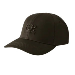 C.P. COMPANY -  Casquette en gabardine de coton Noir