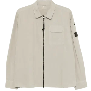 C.P. COMPANY - Chemise à Poche Zippée Beige