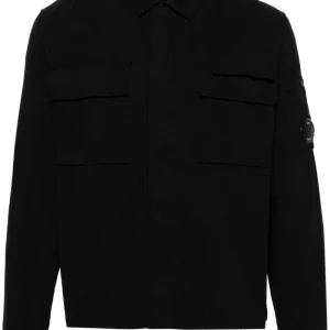 C.P. COMPANY - Chemise Black Gabardine