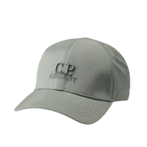 C.P. COMPANY - Chrome-R Logo Cap gris