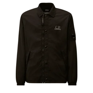 C.P. COMPANY - Chrome-R Zipped Lens Overshirt Noir
