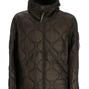 C.P Company - Doudoune à Capuche Vert Sapin