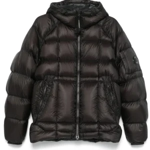 C.P. COMPANY - Doudoune avec capuche DD Shell noir