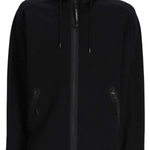 C.P Company - Hoodie zippé en polaire Noir