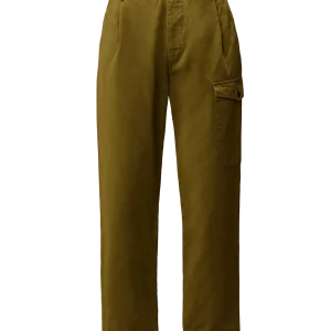 C.P. COMPANY - Pantalon Cotton Gabardine Loose Cargo Capers