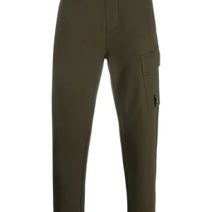 C.P. COMPANY Pantalon de jogging Diagonal Raised Fleece Ivy Green