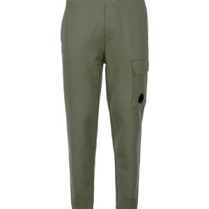 CP Company Pantalon de jogging Diagonal Raised Fleece Thyme