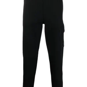 CP Company Pantalon de jogging Diagonal Raised Fleece noir