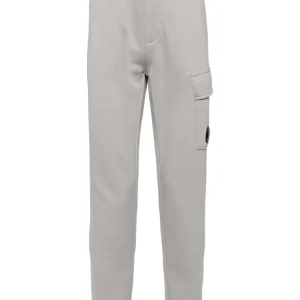 CP Company- Pantalon jogging  Diagonal Raised Fleece drizzle grey