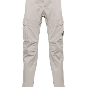 C.P. COMPANY Pantalon Cargo Stretch Sateen Ergonomic Drizzle grey