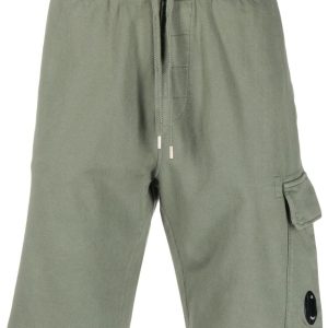 C.P. COMPANY Short Light Fleece Regular - Bronze green