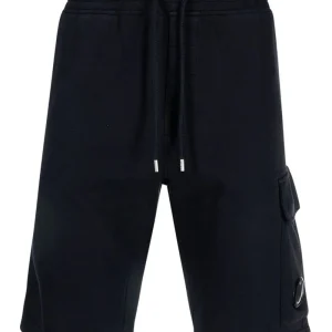 C.P. COMPANY Short Light Fleece Regular - Medieval Blue