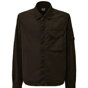 C.P. COMPANY - Surchemise Chrome-R Lens Noir