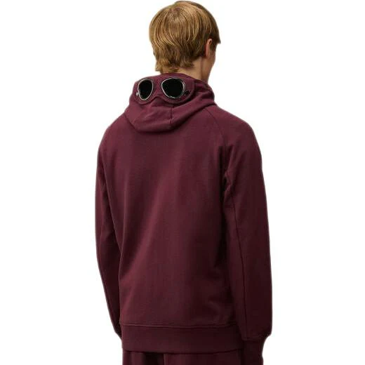 C.P. COMPANY - Sweat à capuche zippé Goggle purple – Image 4