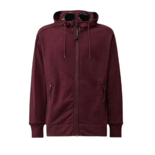 C.P. COMPANY - Sweat à capuche zippé Goggle purple