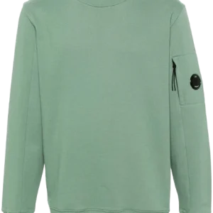 C.P. COMPANY - Sweat col rond Vert
