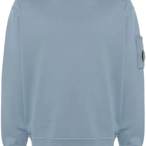 C.P. COMPANY - Sweat crew neck blue stone