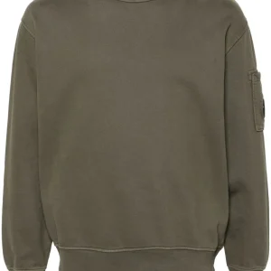 C.P. COMPANY - Sweat crew neck grape leaf