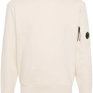 CP Company Sweat Diagonal raised fleece Pistachio shell