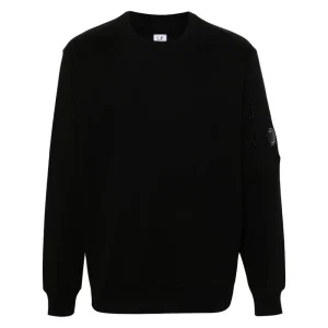 C.P. COMPANY - Sweat-shirt col ras du cou Noir