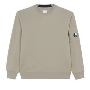 C.P. COMPANY - Sweats à Détail de Lentille Gris