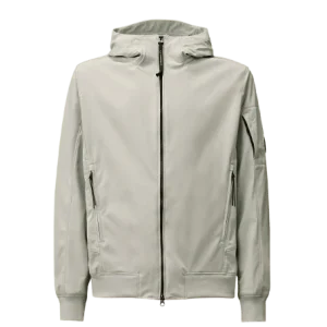 C.P. COMPANY - Veste à capuche confectionnée en C.P. Shell-R Gris