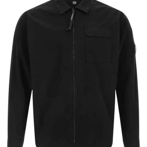 C.P. COMPANY - Veste Zippée à Manches Longues Noir