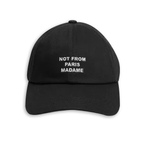 Drôle de Monsieur - La Casquette Black Slogan