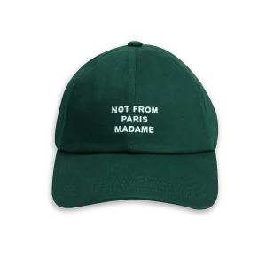 Drôle de Monsieur - La Casquette Dark Green Slogan
