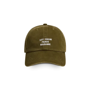 Drôle de Monsieur La Casquette Slogan khaki