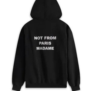 Drôle de Monsieur - Le Hoodie Black Slogan