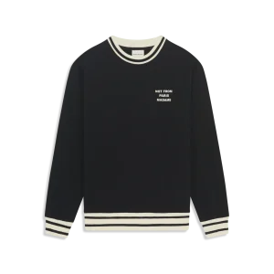 DRÔLE DE MONSIEUR - Le Sweatshirt Slogan Sport Noir