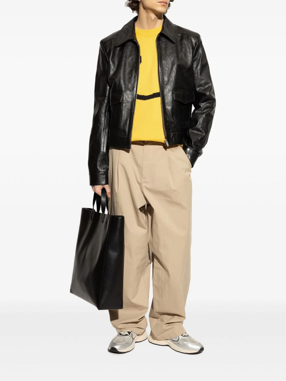 ENTERPRISE JAPAN - baskets Run Rocket argenté – Image 4