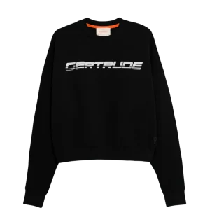 GERTRUDE - Sweatshirt col rond avec logo printé graphique Cath Speedy Noir