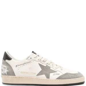 Golden Goose - Baskets Ball Star gris en cuir