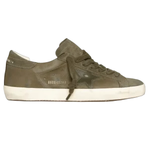 GOLDEN GOOSE - Chaussures - Baskets Super Star Olive Night