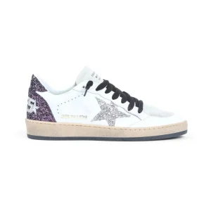 Golden Goose Femme - Ball star paillette blanc / rose