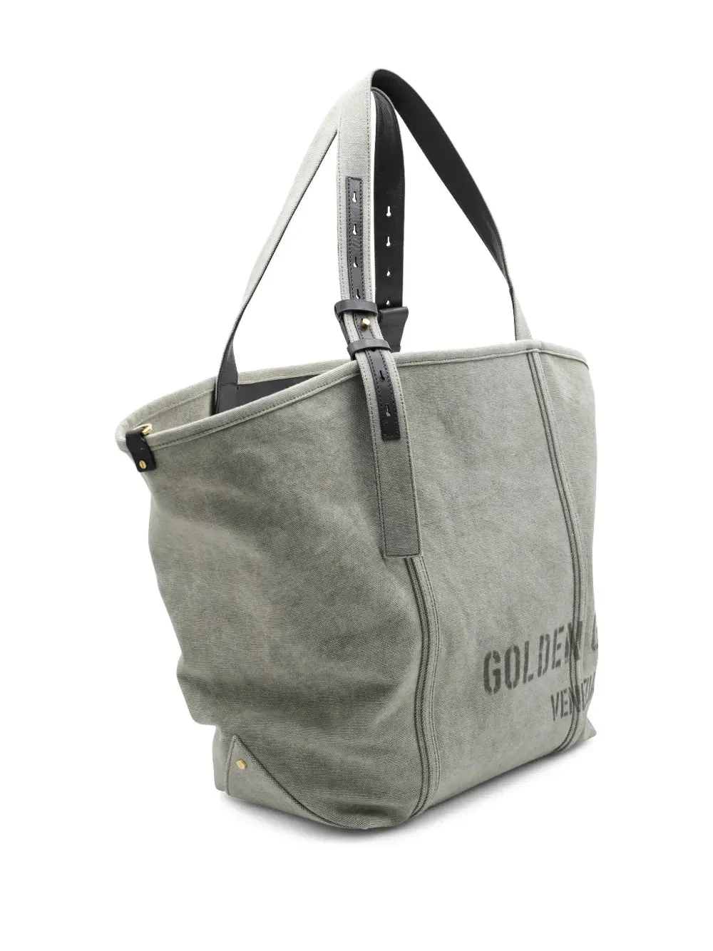 GOLDEN GOOSE - Sac porté épaule gris – Image 4