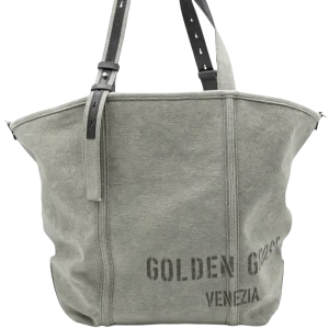 GOLDEN GOOSE - Sac porté épaule gris