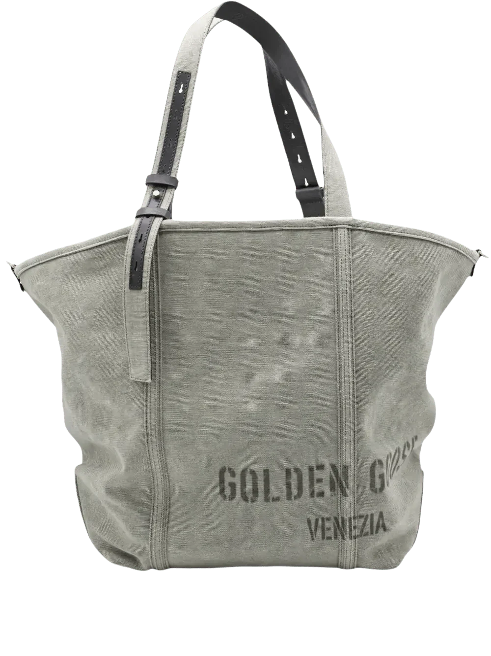 GOLDEN GOOSE - Sac porté épaule gris – Image 2