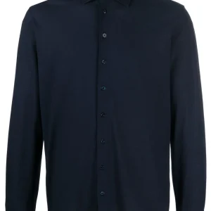 Herno Chemise en coton Marine