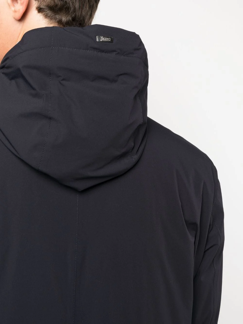 Herno Imperméable navy à capuche – Image 6