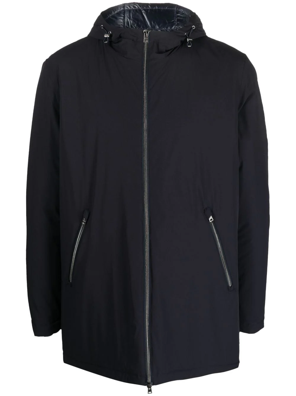 Herno Imperméable navy à capuche – Image 2