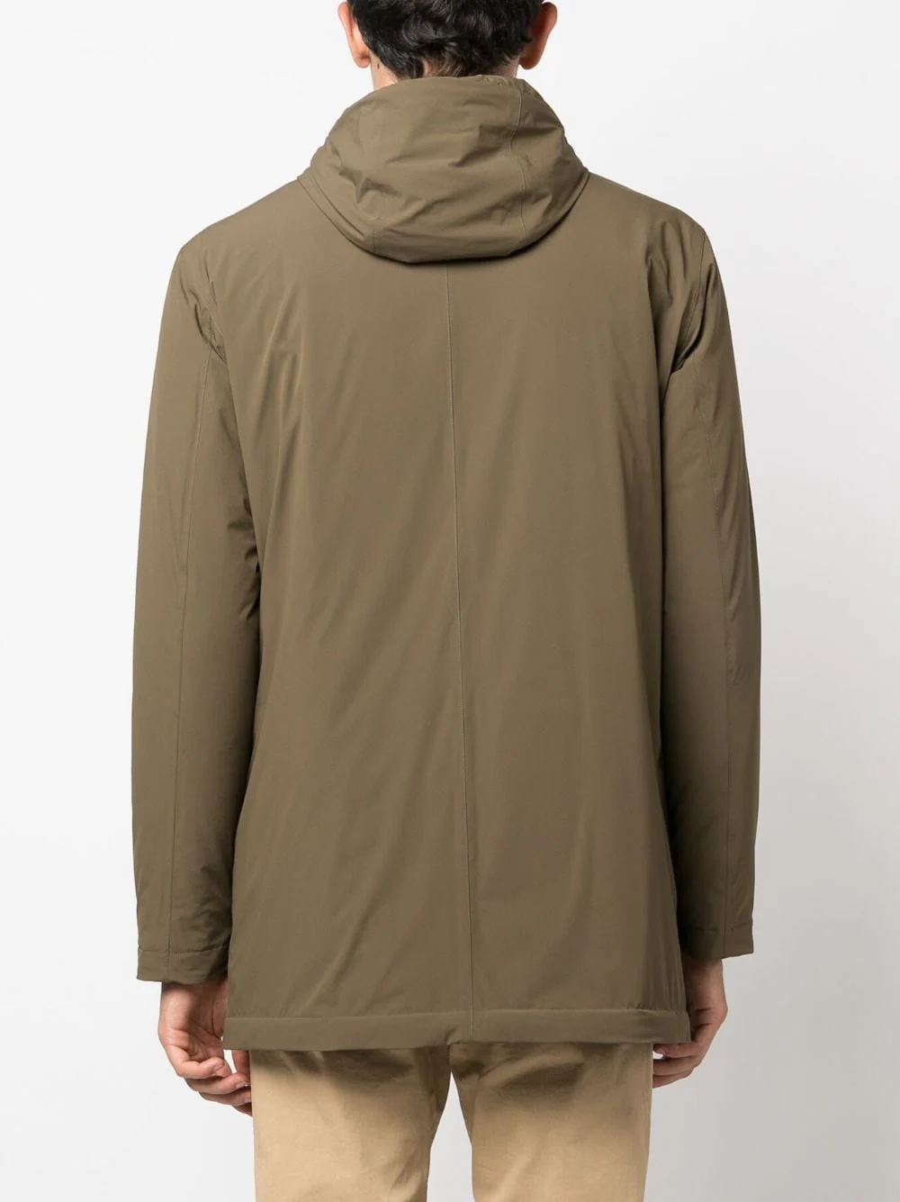 Herno Imperméable vert militaire à capuche – Image 5