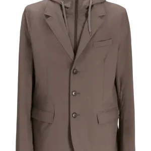 HERNO - veste à capuche marron