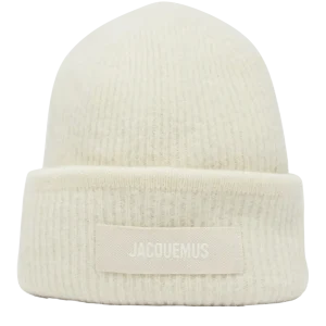 Jacquemus - Le Bonnet Gros Grain off-white