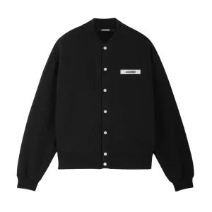 JACQUEMUS - Le cardigan Gros Grain Black