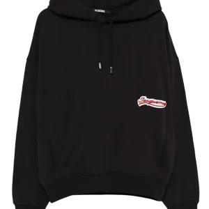 JACQUEMUS - Le Hoodie Gio Varsity Patch Bleu Marine